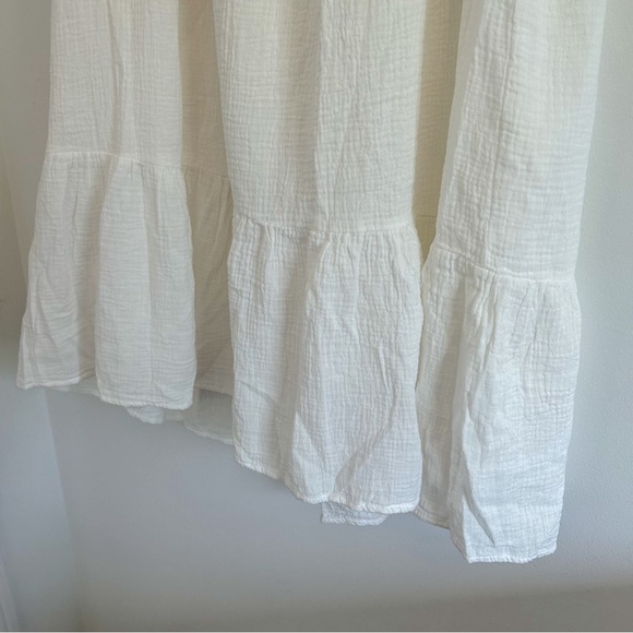 (SOLD) RAILS Valentina Tiered Dress Gauzy Cotton White Size XL - Picture 10 of 15